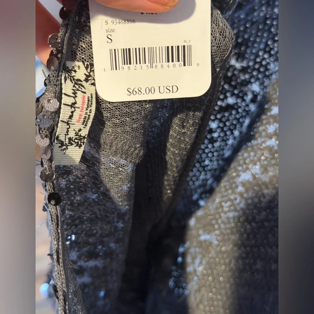 free people sequin top